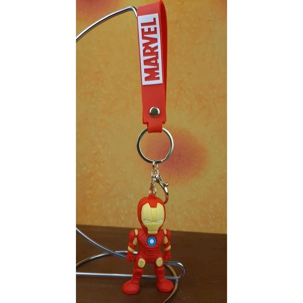 Avengers Marvel Iron Man 3D PVC Keychain Backpack‎ Clip New 8